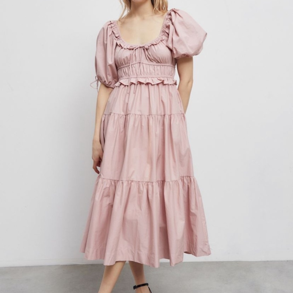 En Saison Brielle Ruffle MIDI Dress
